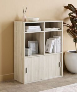 Libra 2-Door Sliding Multipurpose Cabinet with 2 S...
