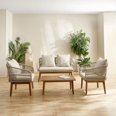 Vera Mayfair 2+1+1 Outdoor Sofa Set with Coffee Ta...
