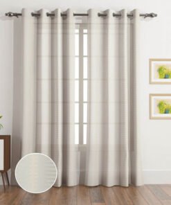 Braxton Ava Yana 2-Piece Extra Long Sheer Curtain ...