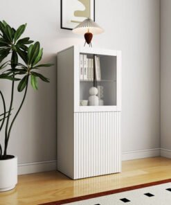 Riva 2-Door Display Cabinet with Glass