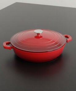 La Calda Shallow Cast Aluminium Casserole with Lid...