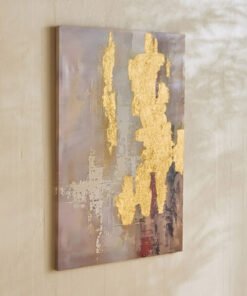 Onyx 40% Hand-Painted Printed Wall Art - 80x3x120 ...