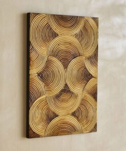 Onyx 100% Abstract Hand-Painted Framed Wall Art - ...