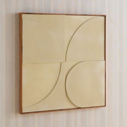 Latigo 3D Framed Foam Board Wall Art - 80x80x3.8 c...