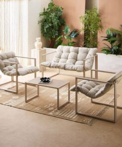 Vera Argon 2+1+1 Outdoor Set with Coffee Table and...