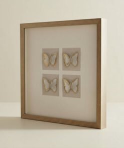 Olivia Polyresin Butterfly Shadowbox with Frame - ...