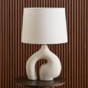 Nash Zoe Big Size Ceramic Table Lamp with Linen Sh...