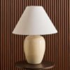 Nash Zoe Big Size Ceramic Table Lamp with Linen Sh...
