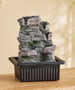 Claro Nature Fountain with LED Colour Light - 21x1...