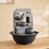 Claro Zen Fountain with Rolling Ball and LED Colou...