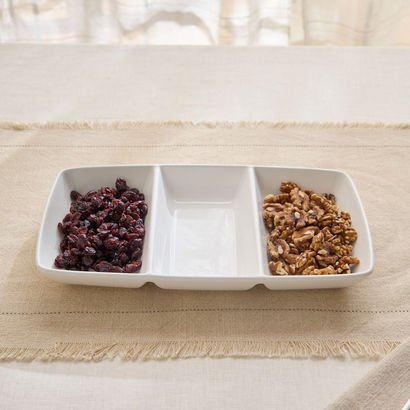 Alba 3-Partition Platter - 38x20x5 cm