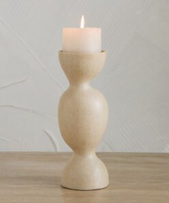 Whyton Luxe Polyresin Candleholder - 12x25 cm