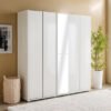 Artisan 5-Door Glossy Wardrobe with Mirror