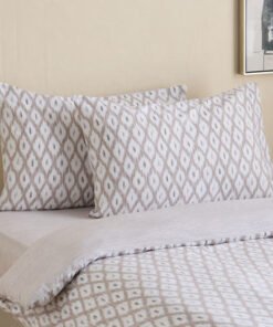 Aurora Zapta 3-Piece Printed Cotton Twin Duvet/Qui...