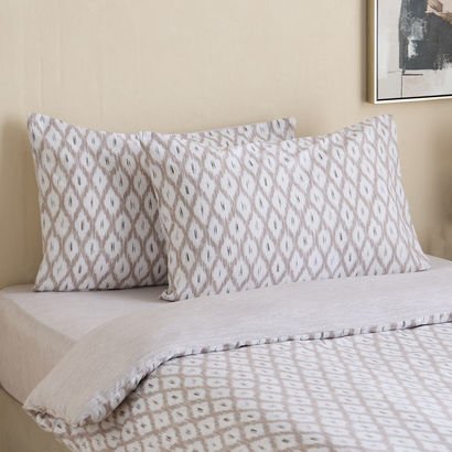Aurora Zapta 3-Piece Printed Cotton Twin Duvet/Qui...