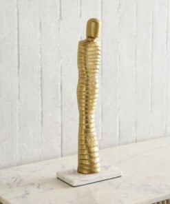Blake Aluminium Human Figurine Accent - 14.5x8.5x4...
