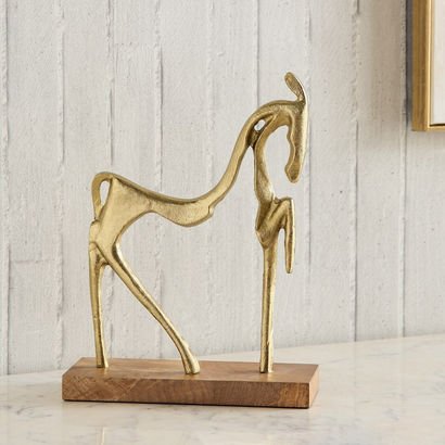 Astro Horse Table Accent - 27x10x37 cm