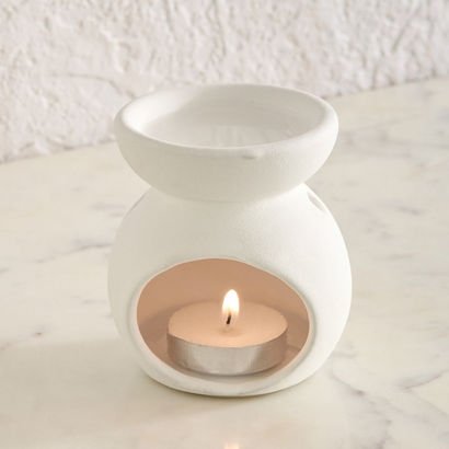 Zest Abiah Ceramic Oil Burner - 7x7x8 cm