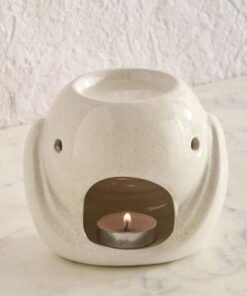 Zest Abiah Ceramic Oil Burner - 11.5x9.5x10 cm