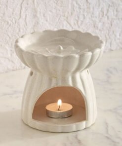 Zest Abiah Ceramic Oil Burner - 11.5x11.5x11 cm
