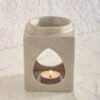 Zest Abiah Ceramic Oil Burner - 8.7x8.7x11.5 cm