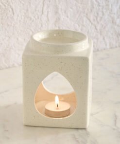 Zest Abiah Ceramic Oil Burner - 8.7x8.7x11.5 cm