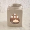 Zest Abiah Ceramic Oil Burner - 8.7x8.7x11.5 cm