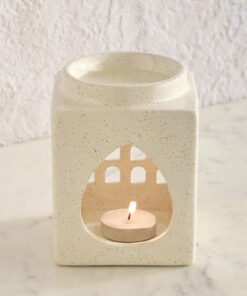 Zest Abiah Ceramic Oil Burner - 8.7x8.7x11.5 cm