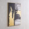 Orson 80% Hand-Painted Foil Abstract Framed Canvas...