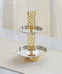 Aniq 2-Tier Stainless Steel Cake Stand - 25x25x32 ...