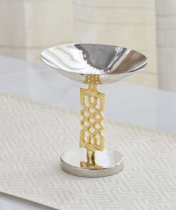 Aniq Stainless Steel Candy Dish - 16x16x15 cm