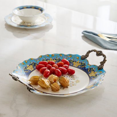 Angelic Serving Platter with Handle - 39x30.5x7.5 ...