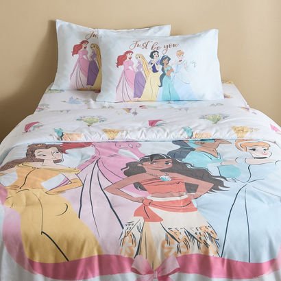 Disney Princess 2-Piece Twin Comforter Set - 160x2...