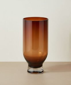 Pedro Decorative Heavy Glass Vase - 14x30 cm