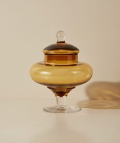 Pedro Heavy Glass Decorative Bowl - 20x25 cm