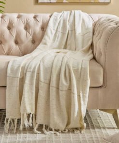 Petra Leno Lurex Throw - 130x170 cm