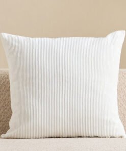 VelvetEase Corduroy Cushion Cover - 50x50 cm