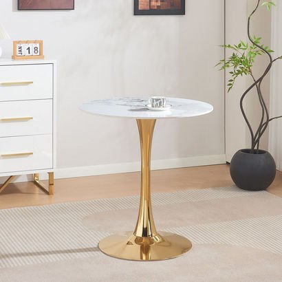 Elvis Sintered Stone 2-Seater Round Dining Table