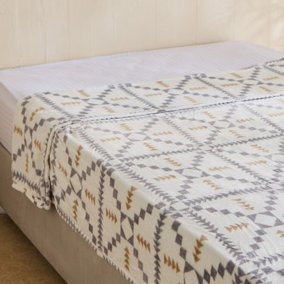 Matrix Sanok Printed Flannel Twin Blanket - 140x20...
