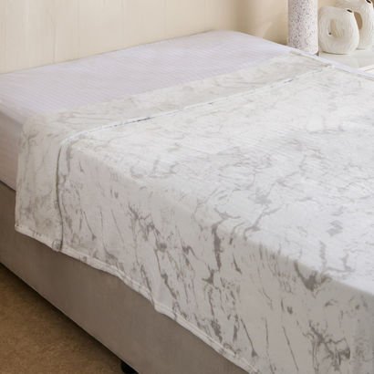 Matrix Dalvik Printed Flannel Twin Blanket - 140x2...