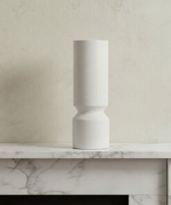 Verdant Polyresin Cone Stone Finish Vase - 11.5x10...