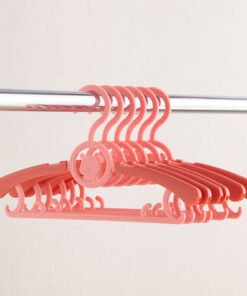 Atlass 6-Piece Teddy Shaped Hanger Set - 17x28x1 c...