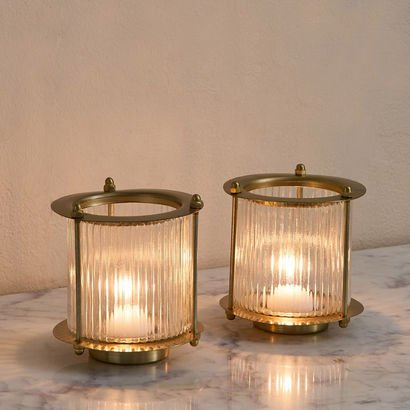 Kumudh Zen 2-Piece Decorative Tealight Candleholde...