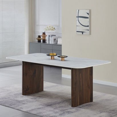 Velasco 6-Seater Marble Top Dining Table