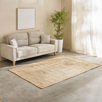 Eco Swrils Handmade Jute Rug - 160x230 cm