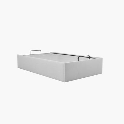 Orion Upholestered Hydraulic Storage Twin Bed Base...