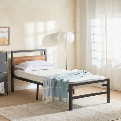 Movo Infini Metal Single Bed - 90x190 cm