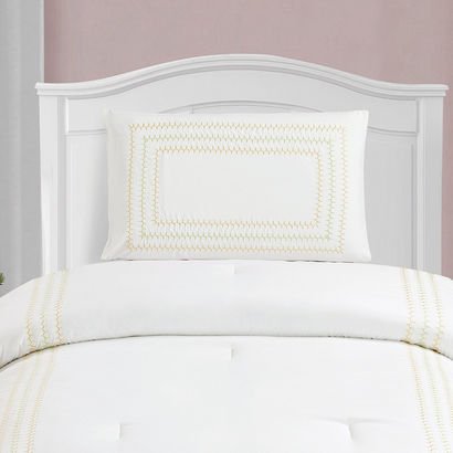 Joy Noa 2-Piece Microfiber Embroidered Twin Comfor...