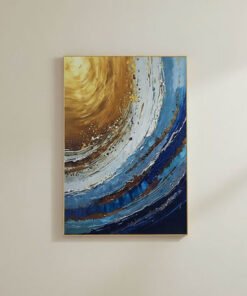 Pier Abstract Framed Picture - 50x70x2.5 cm