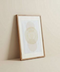 Pier Abstract Shapes Framed Picture - 50x70x2.5 cm